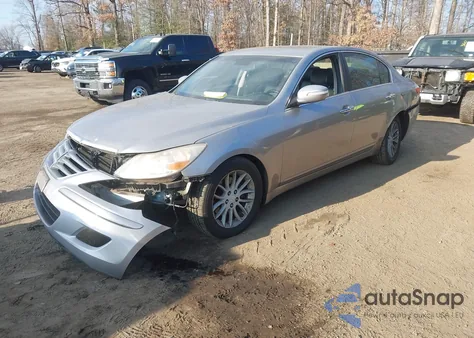 2009 Hyundai Genesis 3.8 из США, поврежденный, VIN KMHGC46E09U017754